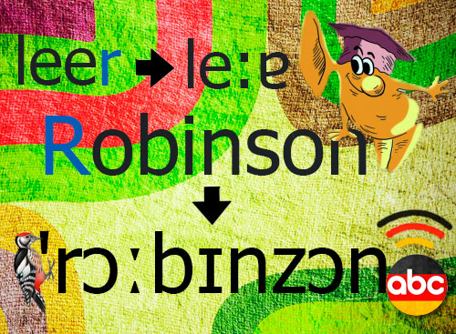 Буква r в немецком языке