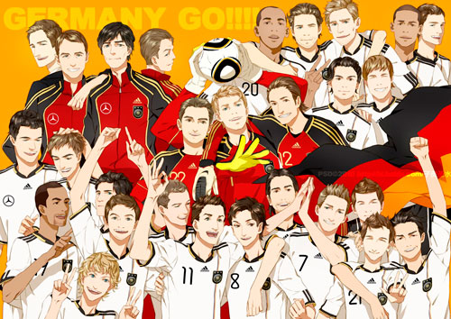 Немецкая команда футболу