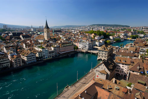Крупные города Швейцарии