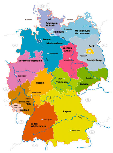 Федеральные земли Германии