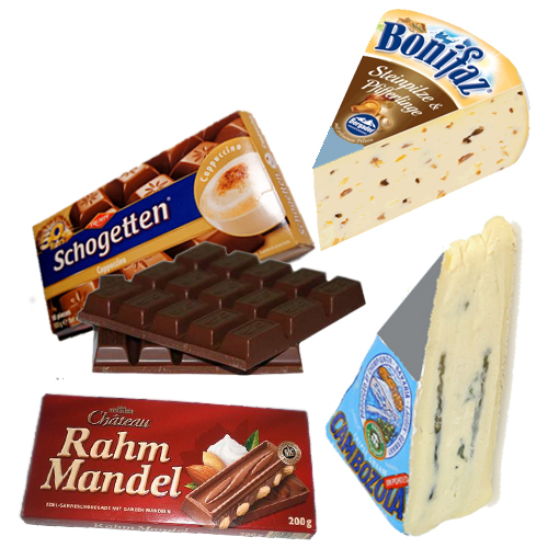 Сыр и шоколад