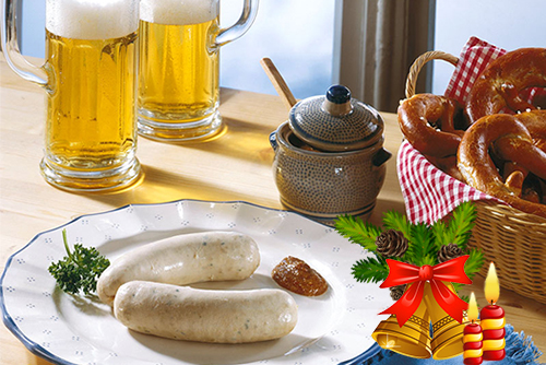 Рождественские ярмарки Германии: немецкие колбаски