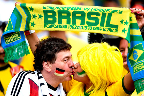 Сборная Германии по футболу и Бразилия