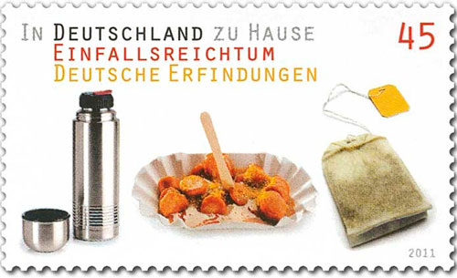 Немецкие колбаски: колбаски карри